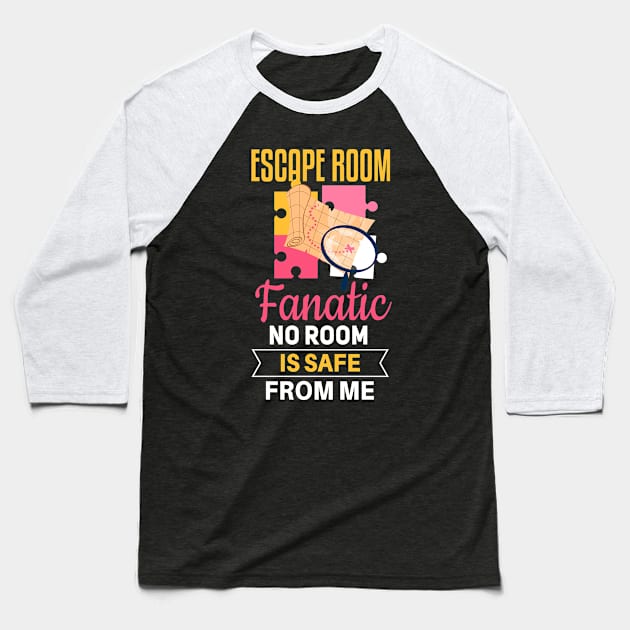 Cool escape room saying design Baseball T-Shirt by Realfashion